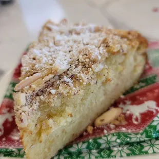 Almond Cake ( they can warm it up for you) - December 2024