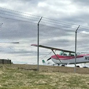 The planes are right outside.