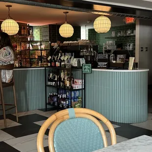 interior, pizza
