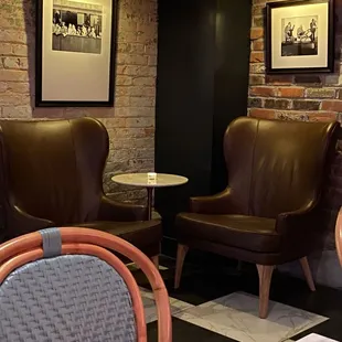 two chairs and a table
