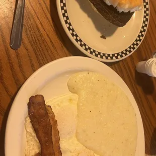 Country Breakfast w Livermush Biscuit