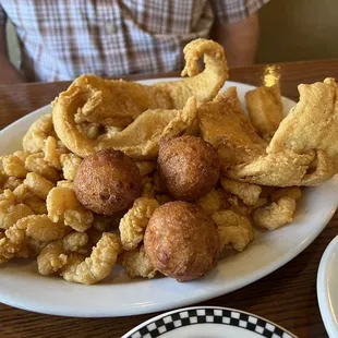 Fried Flounder and Calabash Shrimp Combo