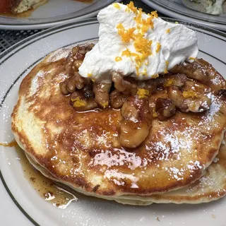 Ricotta Pancakes, Walnuts, Orange Blossom Honey