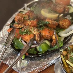 Tandoori shrimp