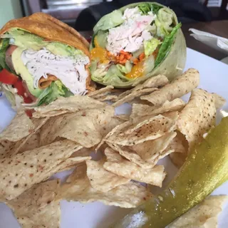 Turkey Hummus Wrap