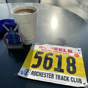 Great post-race recovery!! Awesome Americano!