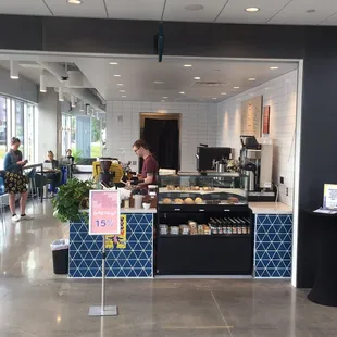 people eating in the background