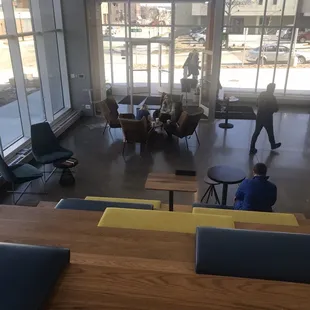 Some of their comfy sitting spots.