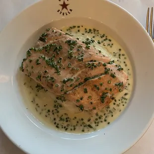 Poached Salmon