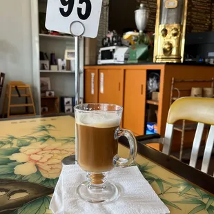 Irish Coffee, minus a few sips.