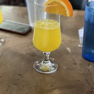 Fresh squeezed mimosa