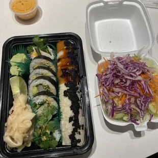 Mexican roll + Yin &amp; Yang roll