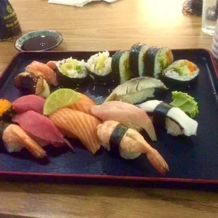 Sushi dinner &apos;A&apos; and Santa Fe roll