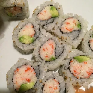 Yummy fresh sushi.