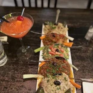 Cold app platter (huge portion!)