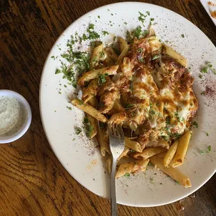 Chicken Cream Sauce Pasta