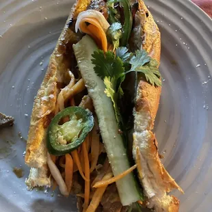 BBQ pork banh mi