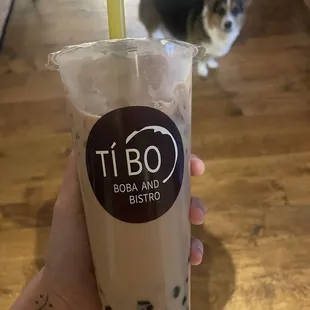 Assam tea with boba