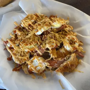 Banh Mi muoi ot (spicy grilled sandwich?)