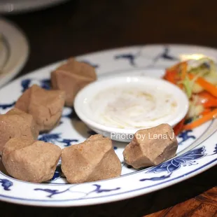 43. Sweet Pak ($4) - Tsampa (made w roasted barley flour). Texture is sort of like cookie dough!