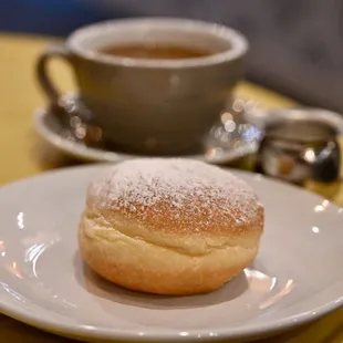 Bombolini and Light roast coffee.