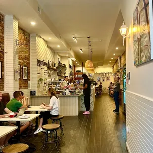 View of the interior from the front