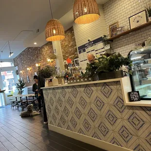 Several indoor tables