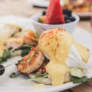 Crab And Shrimp Benedict