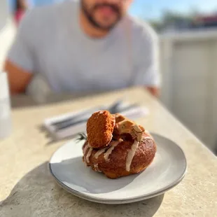 Chicken nugget donut