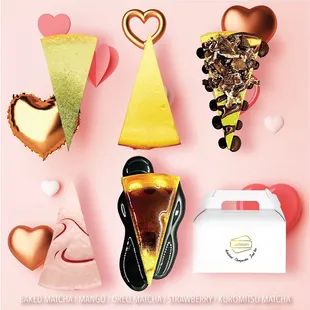 Valentine Milk Tea Set
Comes with 2 milk tea 16oz + 2 cheesecakes