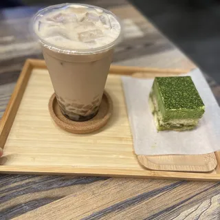 Vanilla Milk Boba Tea