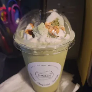Kuromitsu Mochi Matcha Frappe