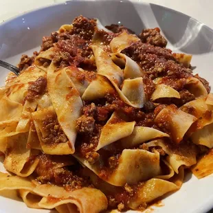 Papardelle bolognese