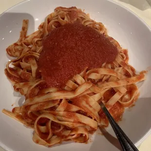 Fettuccini with marinera