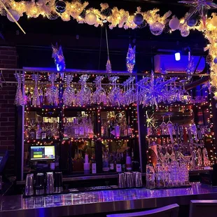 Bar outside deck in December!