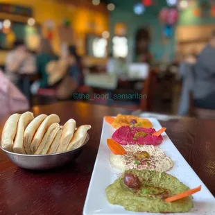 Rainbow Hummus Plate