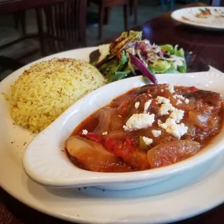 Eggplant Moussaka Plate