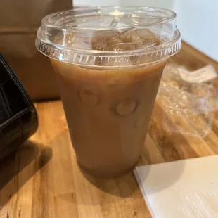 iced dirty chai latte