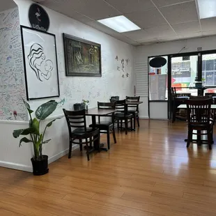 More seating