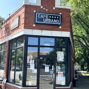 the outside of the building