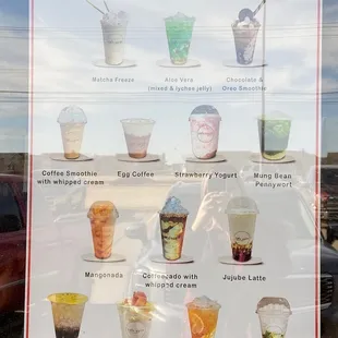 Boba tea drinks, pho, Vietnamese