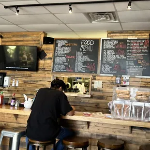 Check out the extensive menu!!!! We are so excited