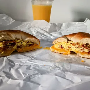 Bacon, Egg, &amp; Cheese Bagel