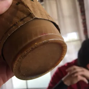 Brown sugar added to my drink without being asked.