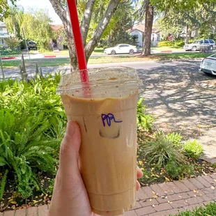 Iced Pumpkin pie latte 10-7-23