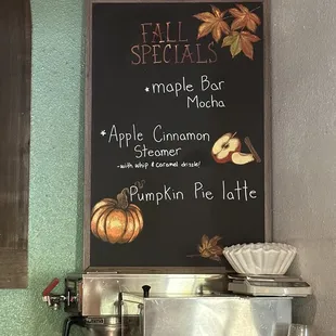 Fall specials 10-7-23