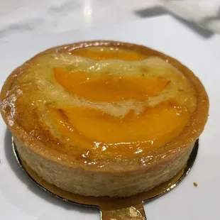 The peach Tartelettes are delicious