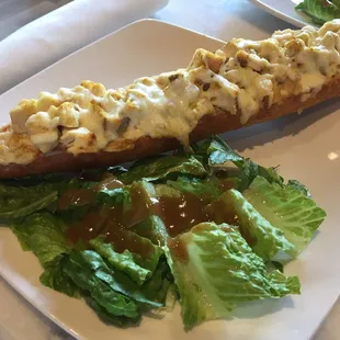 Chicken Curry Tartine