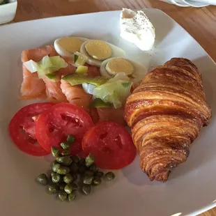 French Salmon Croissants