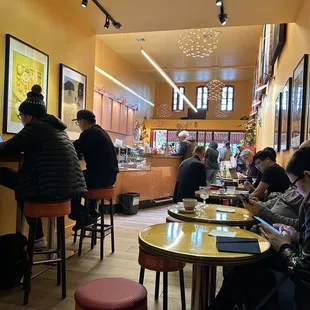 The ambiance inside.